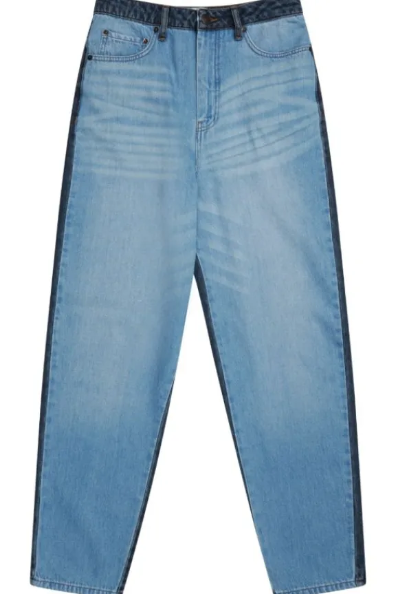 Munthe Aceto Two Tone Boyfriend Jeans - Blue | Jeans