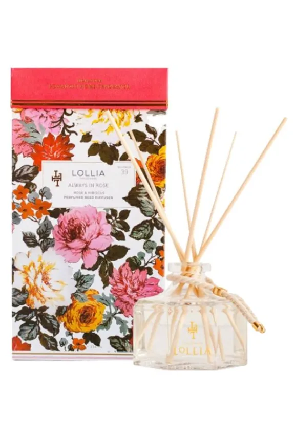Lollia Always in Rose Perfumed Reed Diffuser | Lollia
