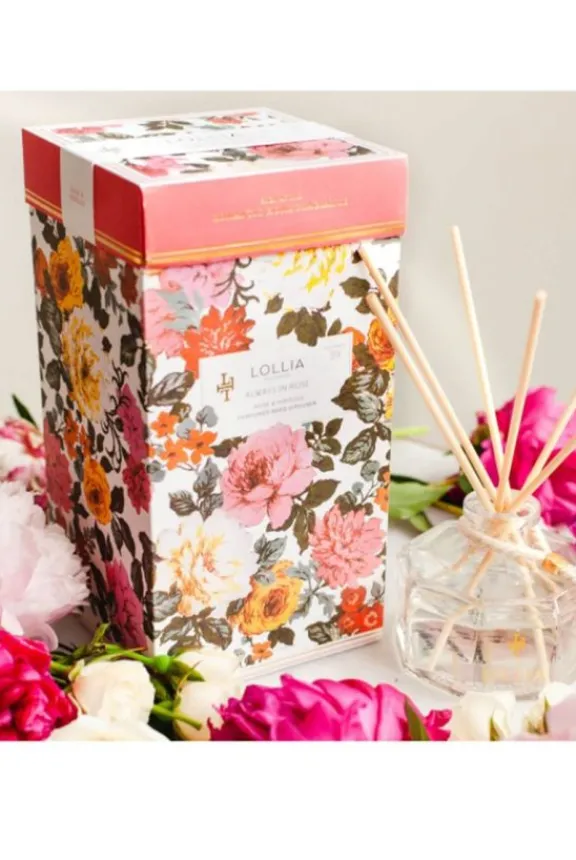 Lollia Always in Rose Perfumed Reed Diffuser | Lollia
