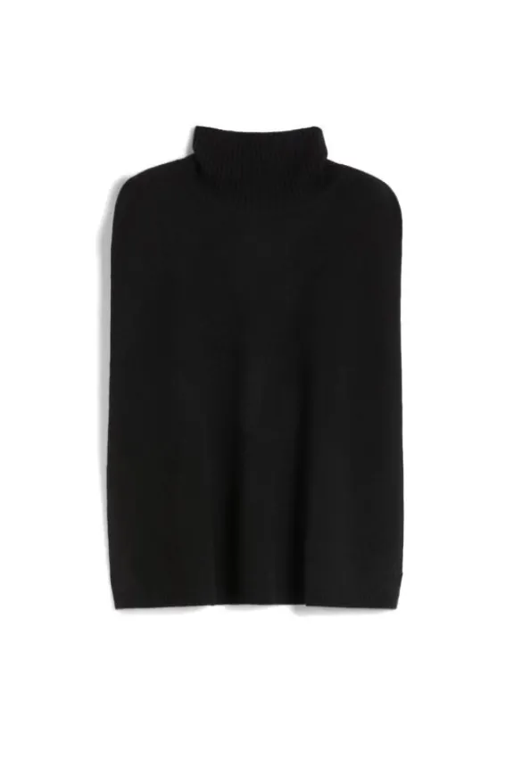 Weekend MaxMara Annicanew Cashmere Poncho - Black | Knitwear