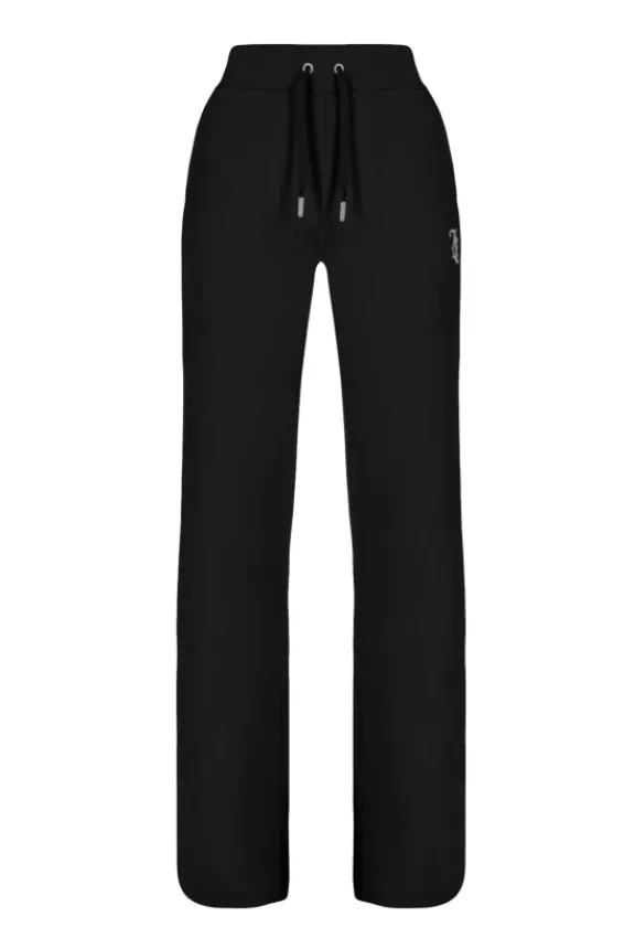 Juicy Couture Arched Diamante Classic Velour Flared Bottoms - Black | Trousers And Playsuits | Suits & Co-Ordinates