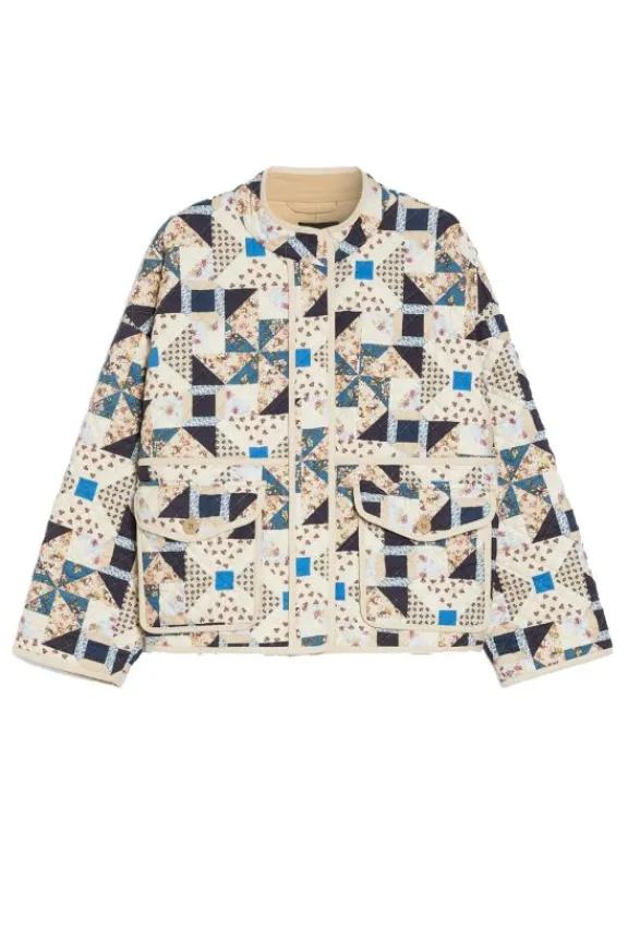 Weekend MaxMara Arizia Quilted Patchwork Jacket - Beige | Jackets And Coats