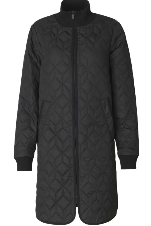 Ilse Jacobsen ART06 Padded Quilt Coat - Black | Jackets And Coats