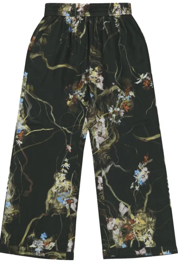 Munthe Arum Silk Trousers - Black | Trousers And Playsuits