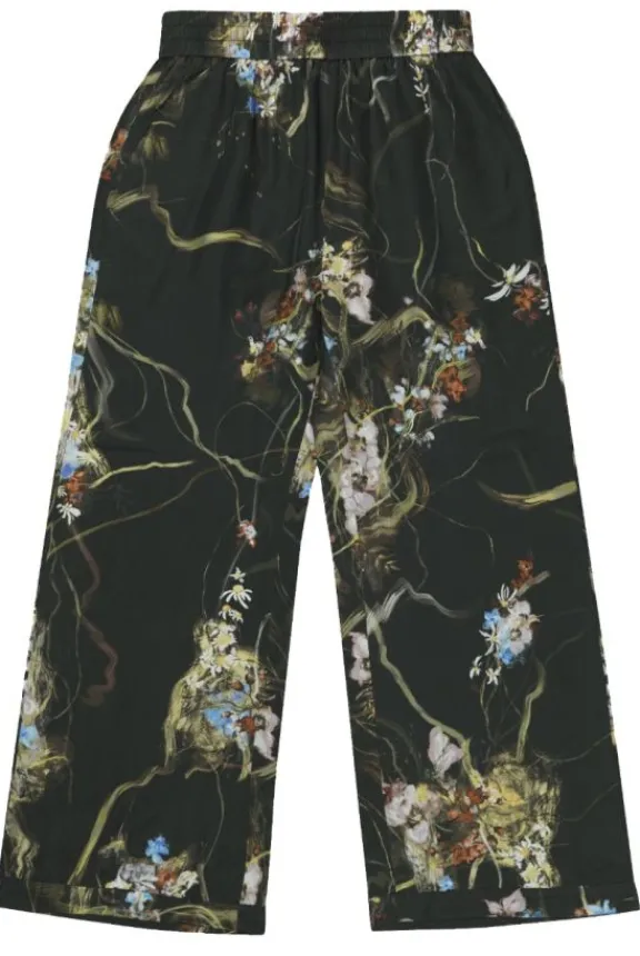 Munthe Arum Silk Trousers - Black | Trousers And Playsuits