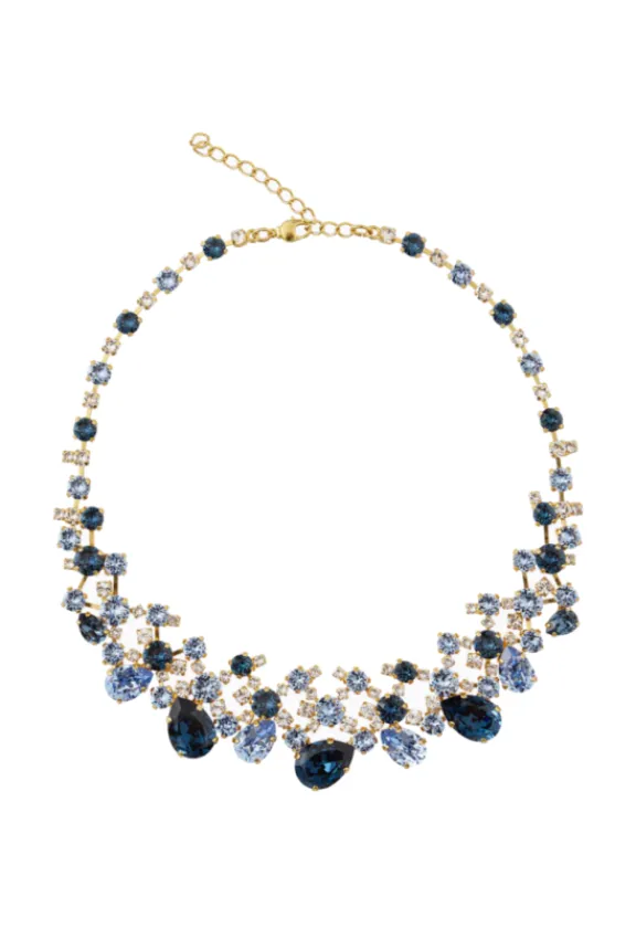 Caroline Svedbom Aurelia Necklace - Gold/Blue Combo | Jewellery