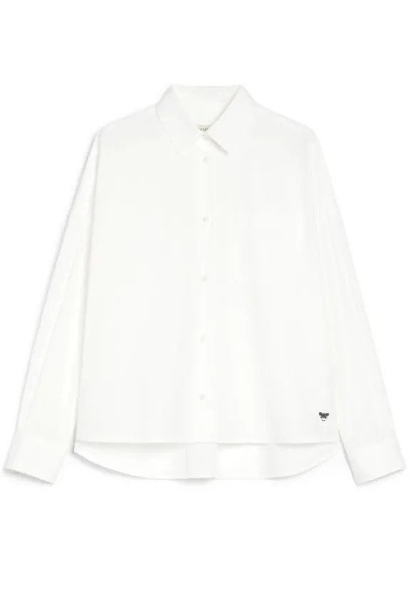 Weekend MaxMara Aureo Cotton Poplin Shirt - White | Shirts And Tops