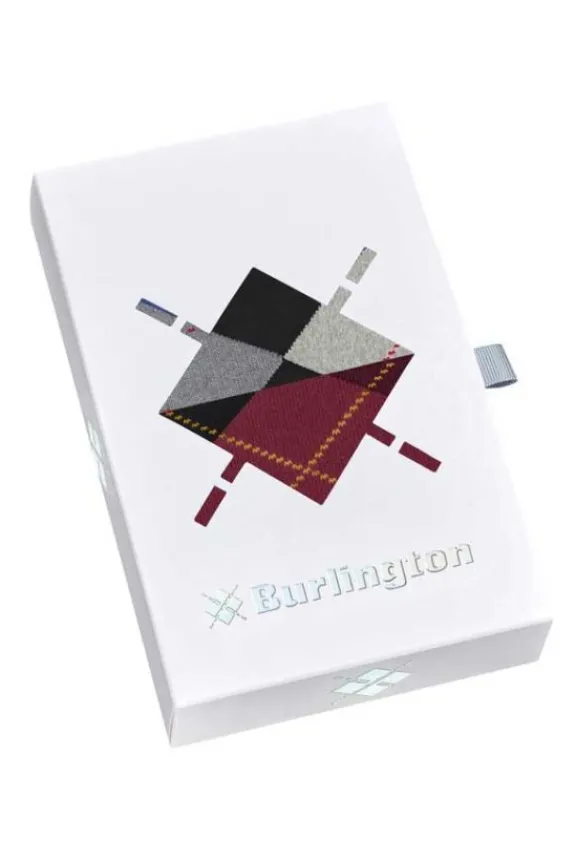 Burlington Basic Gift Box Mens Socks - Red & Black | Hosiery | Gifts