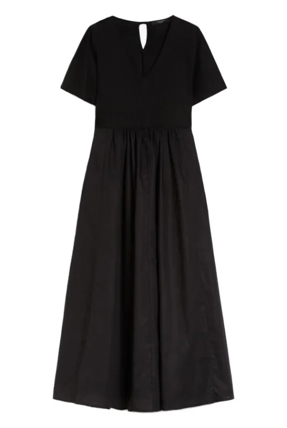 Weekend MaxMara Bronzo Wide Jersey Dress - Black | Dresses