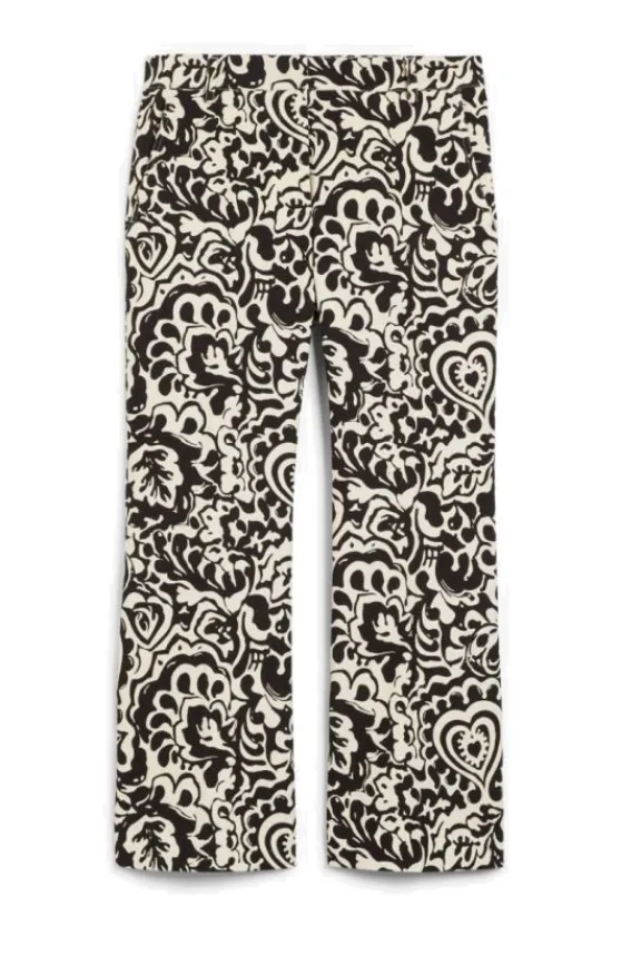 Weekend MaxMara Cadmio Canvas Trousers - Black Batik | Trousers And Playsuits