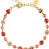 Caroline Svedbom Calanthe Bracelet - Gold/Peach Combo | Jewellery | Gifts