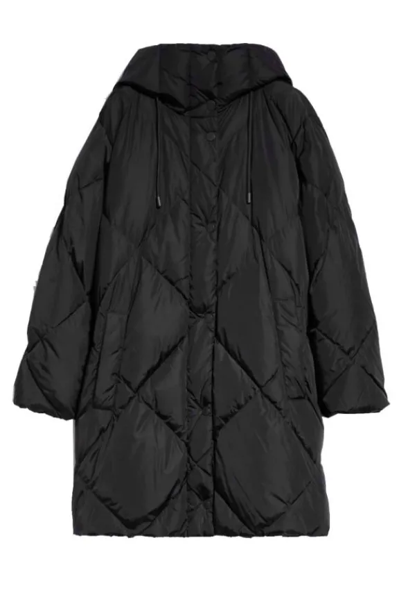 Weekend MaxMara Calerno Water-Repellent Taffeta Down Jacket - Black | Rainwear | Jackets And Coats