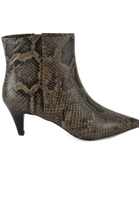 Ash Cameron Python Print Boots - Taupe | Ash