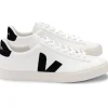 Veja Campo Chrome Free Leather Trainers - White Black | Veja