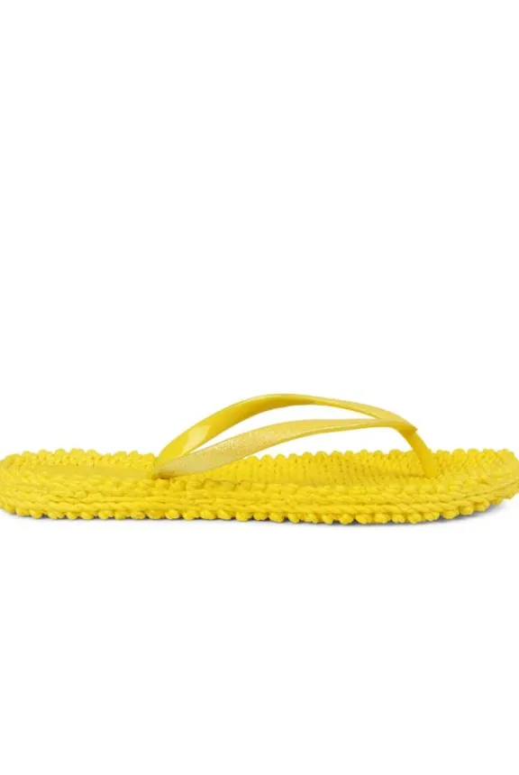 Ilse Jacobsen Cheerful Glitter Flip Flops - Yellow | Ilse Jacobsen | Swimwear