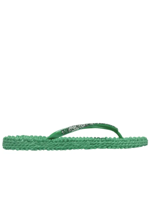 Ilse Jacobsen Cheerful Glitter Flip Flops - Fern Green | Ilse Jacobsen