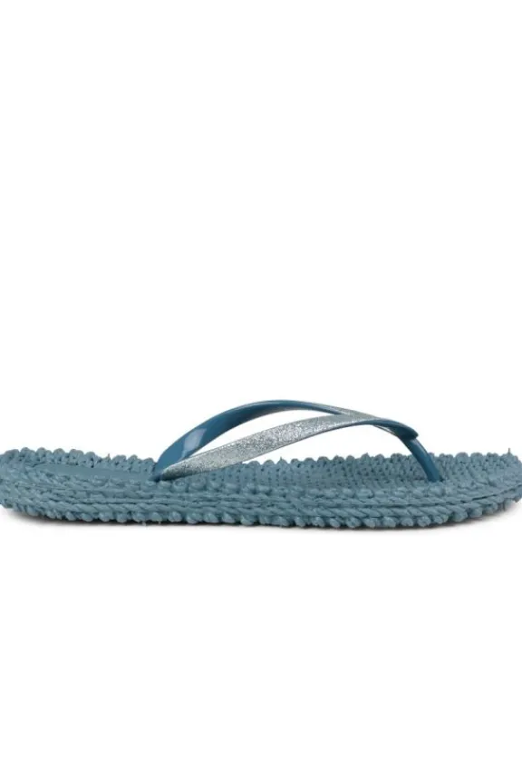 Ilse Jacobsen Cheerful Glitter Flip Flops - Lichen Blue | Ilse Jacobsen | Swimwear