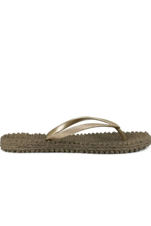 Ilse Jacobsen Cheerful Glitter Flip Flops - Cub Brown | Ilse Jacobsen | Swimwear