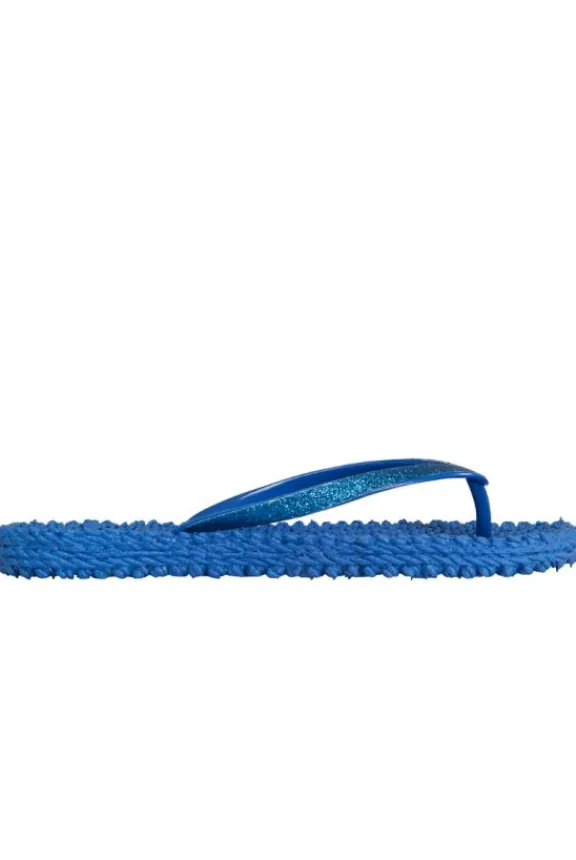 Ilse Jacobsen Cheerful Glitter Flip Flops - Direct Blue | Ilse Jacobsen | Swimwear
