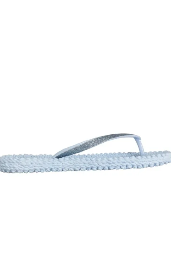 Ilse Jacobsen Cheerful Glitter Flip Flops - Bluebell | Ilse Jacobsen | Swimwear