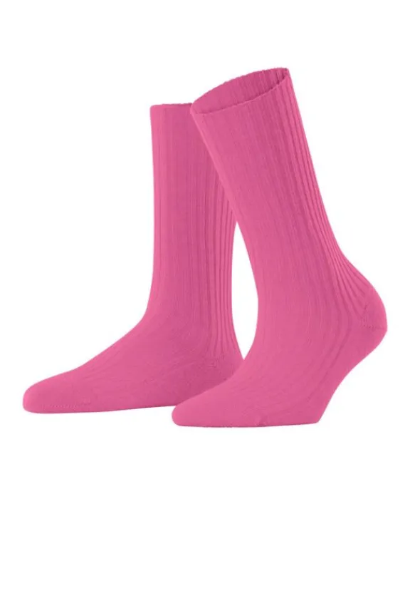 Falke Cosy Wool Boot Socks - Pink | Hosiery | Gifts