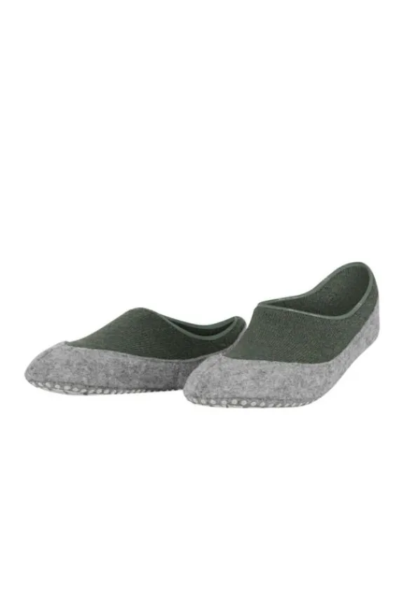 Falke Cosyshoe Slippers - Ivy Green | Hosiery | Gifts