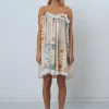 Stella Nova Cotton Tissue Printed Mini Dress - Handkerchief Print | Dresses