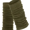 Falke Cross Knit Legwarmer - Shire Green | Hosiery
