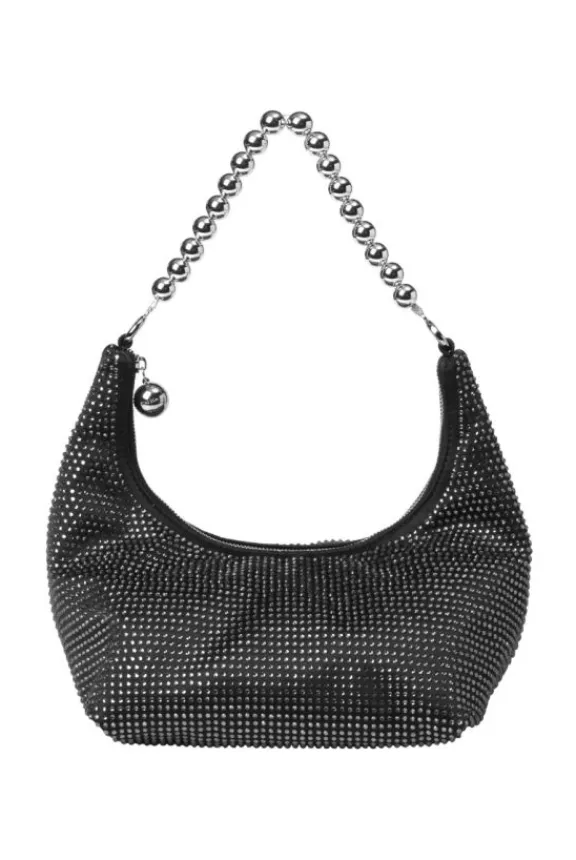 Stine Goya Crystalized Pyramid Pouch - Black | Bags And Purses