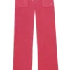 Juicy Couture Del Ray Classic Velour Pocketed Bottoms - Pink Glo | Trousers And Playsuits | Suits & Co-Ordinates