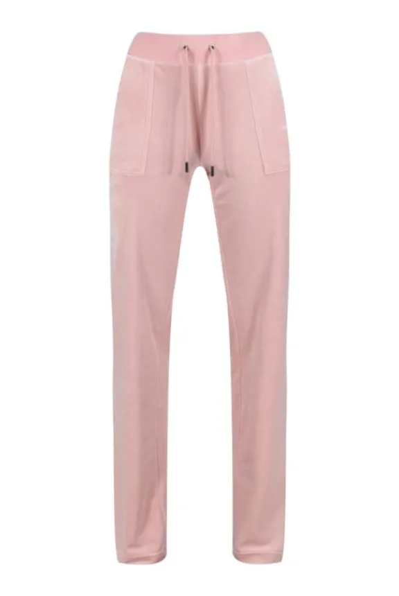 Juicy Couture Del Ray Classic Velour Pocketed Bottoms - Pale Pink | Trousers And Playsuits | Suits & Co-Ordinates