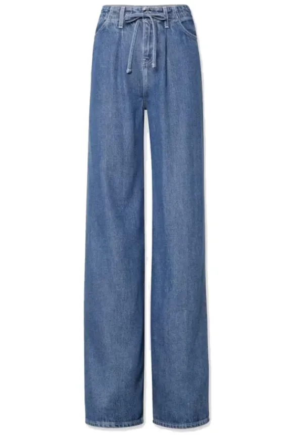 Frame Drawstring Wide Leg - Ghost | Trousers And Playsuits | Jeans