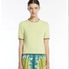 Weekend MaxMara Duilia Cotton Sweater - Lime | Knitwear