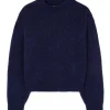 American Vintage East Jumper - Navy Melange | Knitwear
