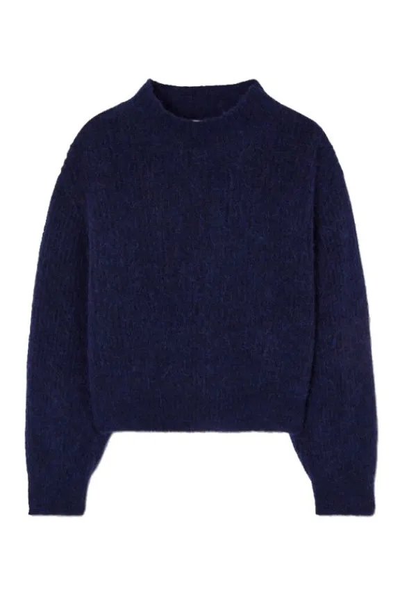 American Vintage East Jumper - Navy Melange | Knitwear