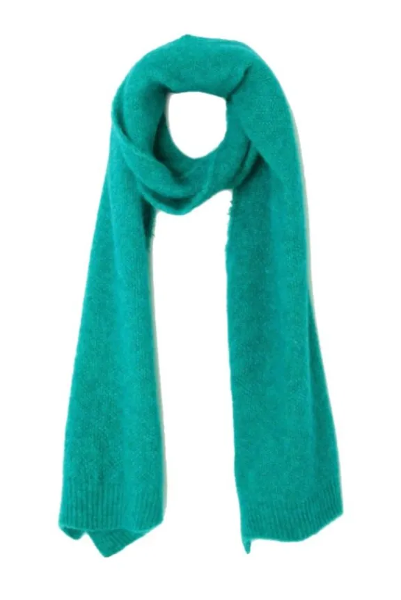 American Vintage East Scarf - Duck Blue Melange | Scarves | Knitwear