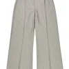 Munthe Eileen Sparkle Trousers - Grey | Trousers And Playsuits | Suits & Co-Ordinates