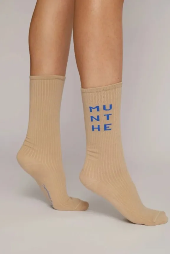 Munthe Ekanea Socks - Beige | Hosiery