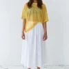 Stella Nova Embroidery Anglaise Midi Skirt - White | Skirts