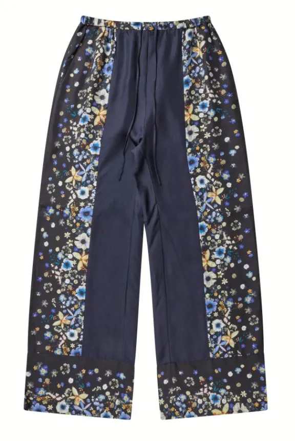 Munthe Fabert Silk Trousers - Black | Trousers And Playsuits | Suits & Co-Ordinates