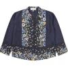 Munthe Faiza Silk Blouse - Black | Shirts And Tops