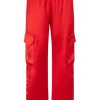 Stine Goya Fatuna Pants - Fiery Red | Trousers And Playsuits