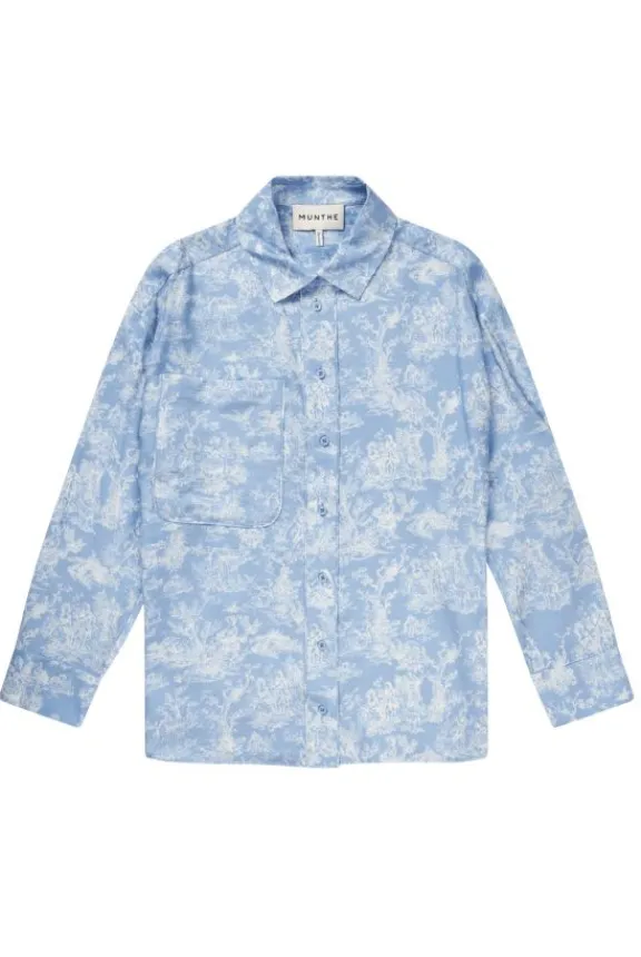 Munthe Filius Shirt - Light Blue | Shirts And Tops