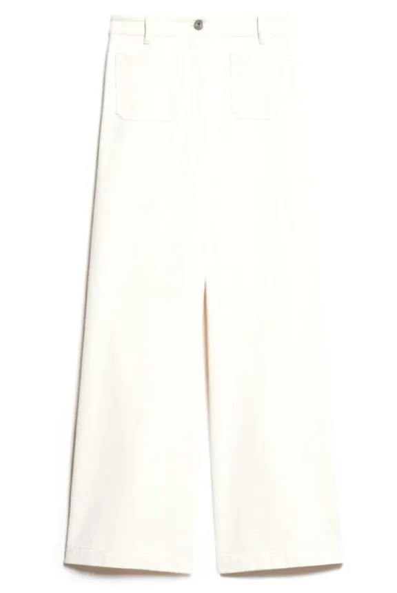 Weekend MaxMara Filtro Cotton Bull Denim Jeans - Ecru | Trousers And Playsuits | Jeans