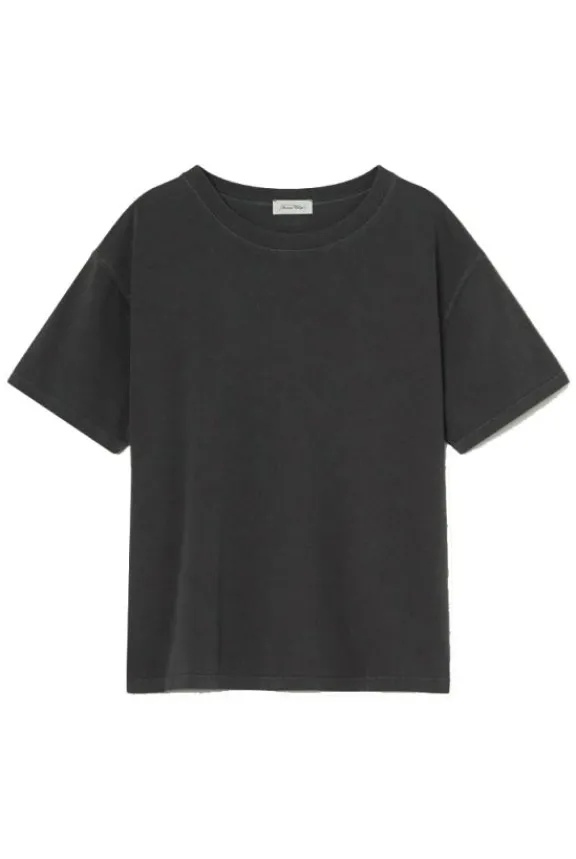 American Vintage Fizvalley Short Sleeve T-Shirt - Vintage Carbon | Shirts And Tops