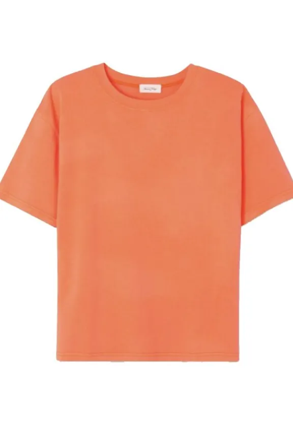 American Vintage Fizvalley T-Shirt - Fluorescent Fire | Shirts And Tops
