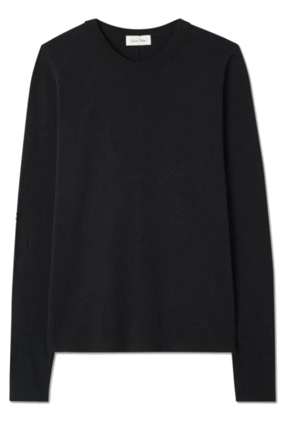 American Vintage Gamipy Round Neck T-Shirt - Black | Shirts And Tops