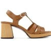 Chie Mihara Gapaxi Leather Sandals - Tan | Chie Mihara