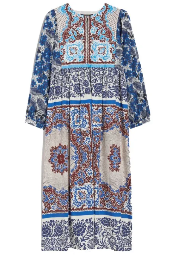 Weekend MaxMara Ghiotto Cotton Poplin Dress - Turquoise | Dresses