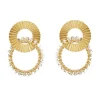 Caroline Svedbom Gianna Earrings - Gold/Crystal | Jewellery